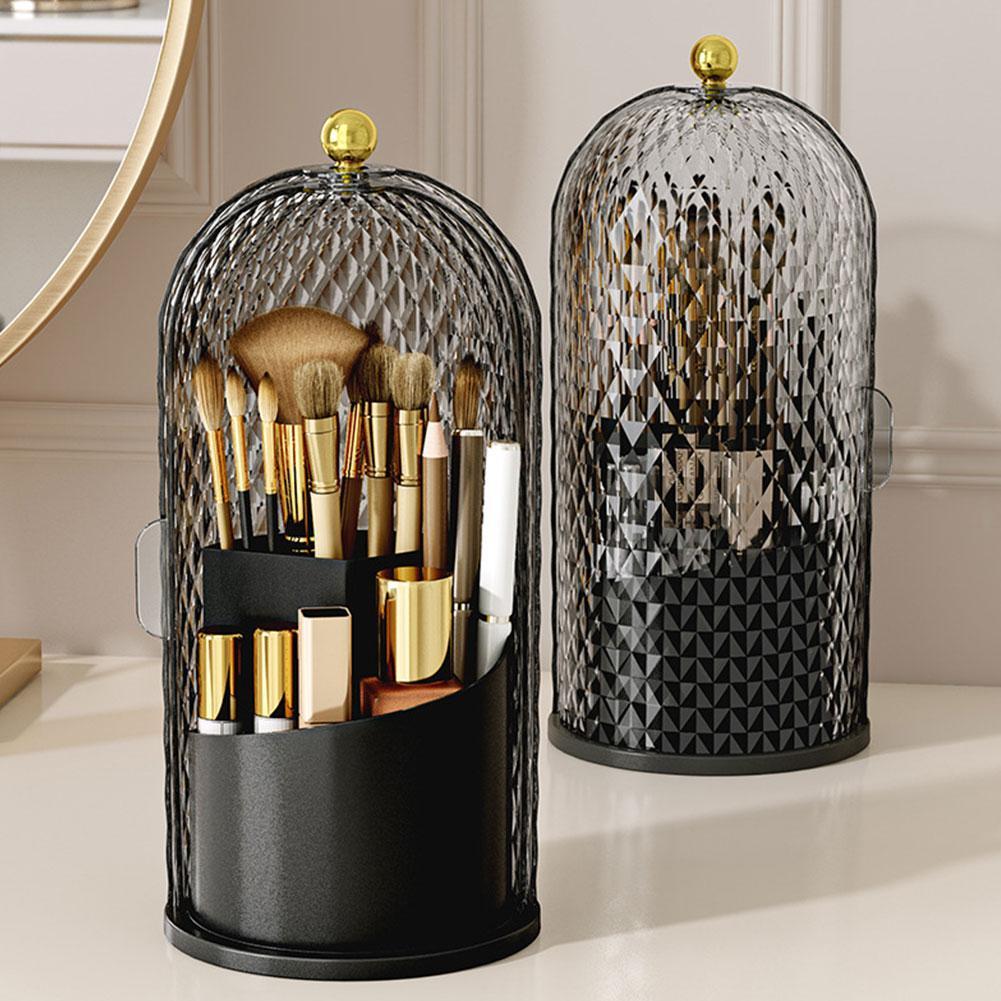 Luxury Skincare Box - Makeup Brush Holder 360° Rotating Lipstick