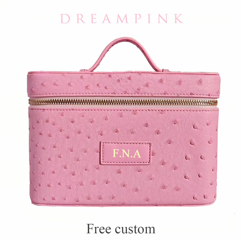 Luxury Skincare Box - Luxury Ostrich Mock Women Makeup Vanity