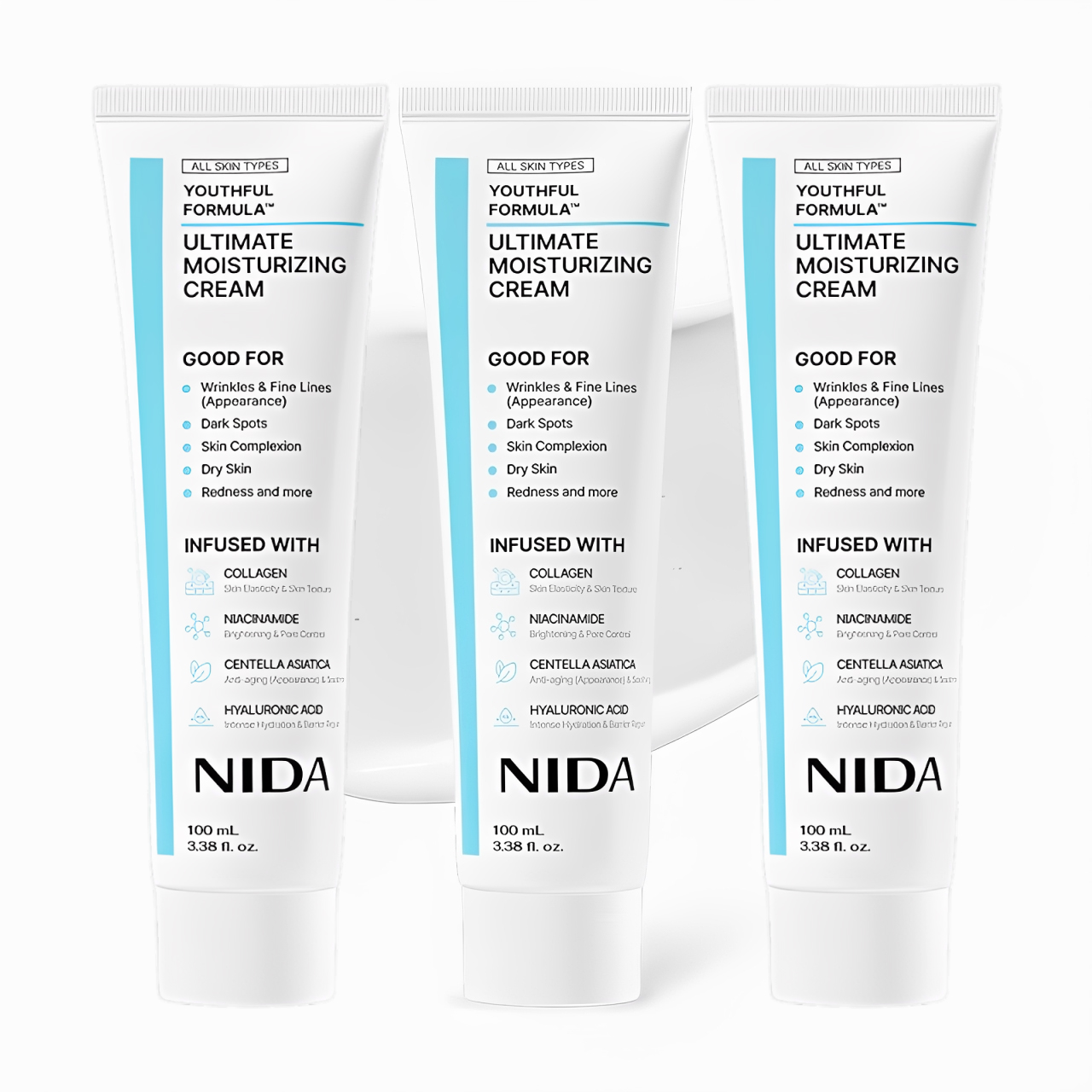 Luxury Skincare Korea - NIDA Moisturizing Face Cream Collagen Hyaluronic
