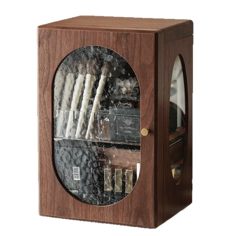 Luxury High End Skincare - Cosmetics storage box Wooden desktop High-end