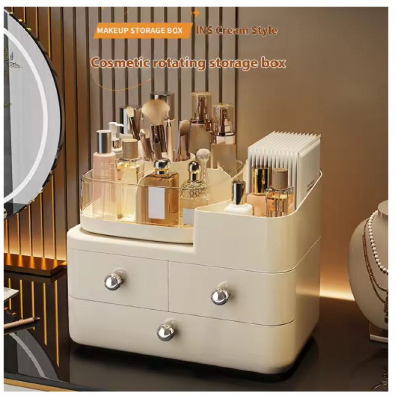 Luxury High End Skincare - High-end luxury Cream Style Storage Drawer