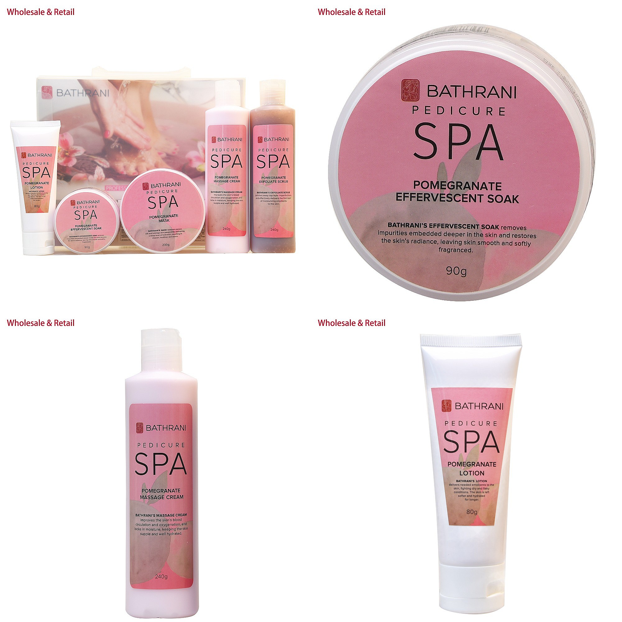 Luxury Skincare And Spa - Spa Pedicure Kit 5-Step Foot Skin