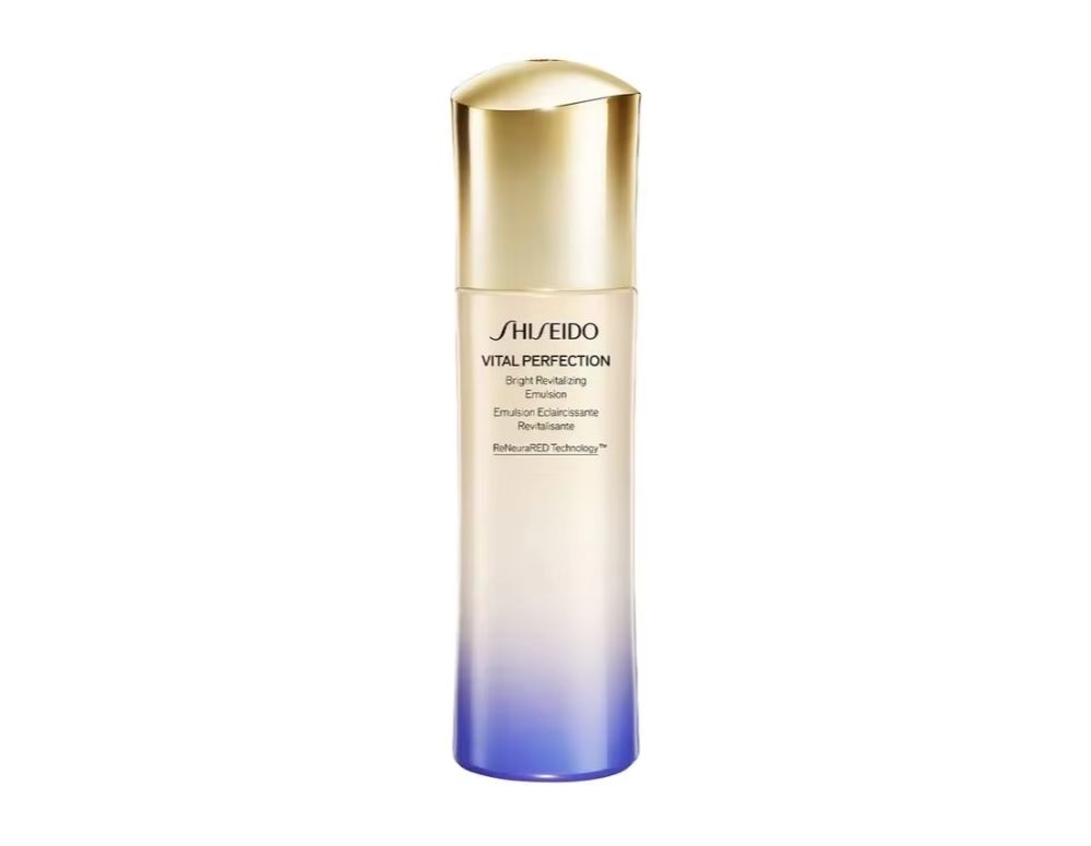 Luxury Skincare Aesthetic - Shiseido Vital Protection Bright Revitalizing Emulsion