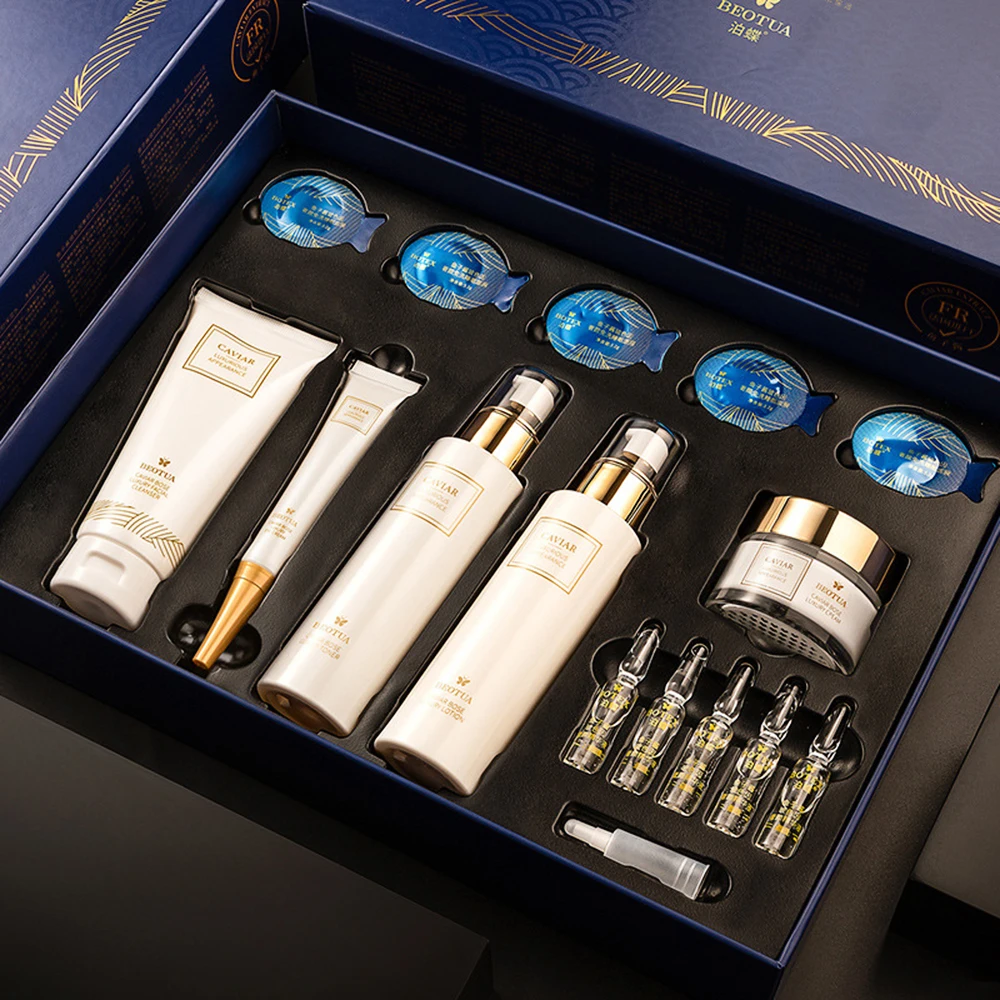 Luxury Skincare Kit - 15PCS Caviar Skin Care Set Face