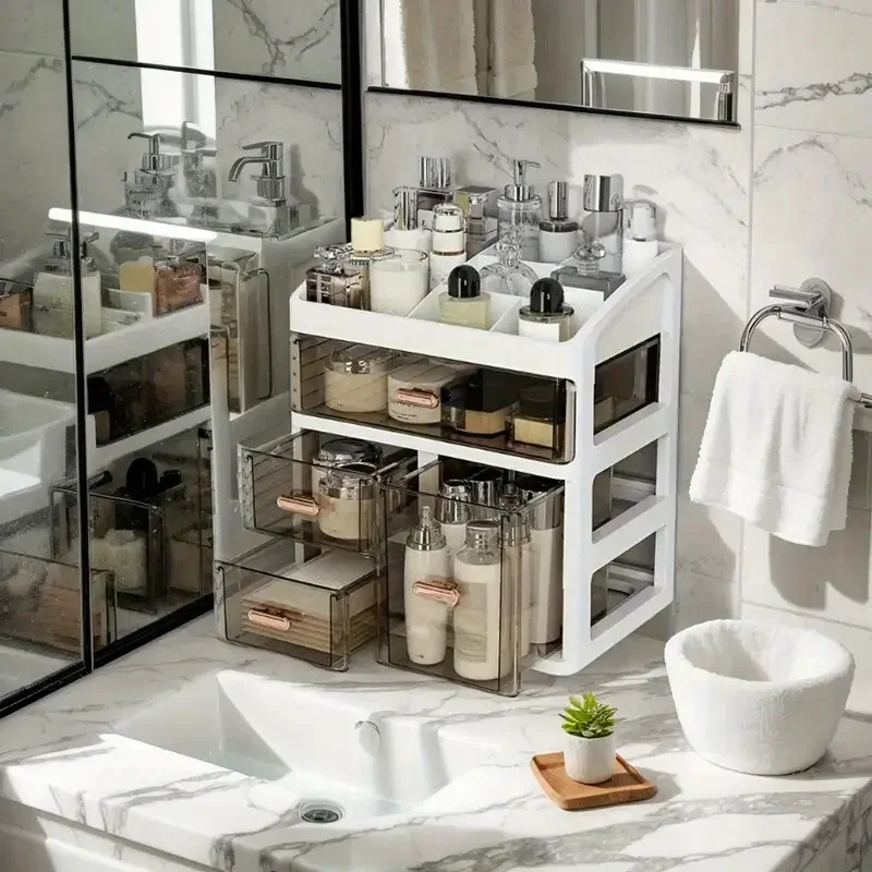 Luxury Skincare Box - Cosmetic Storage Box Makeup Case Brush
