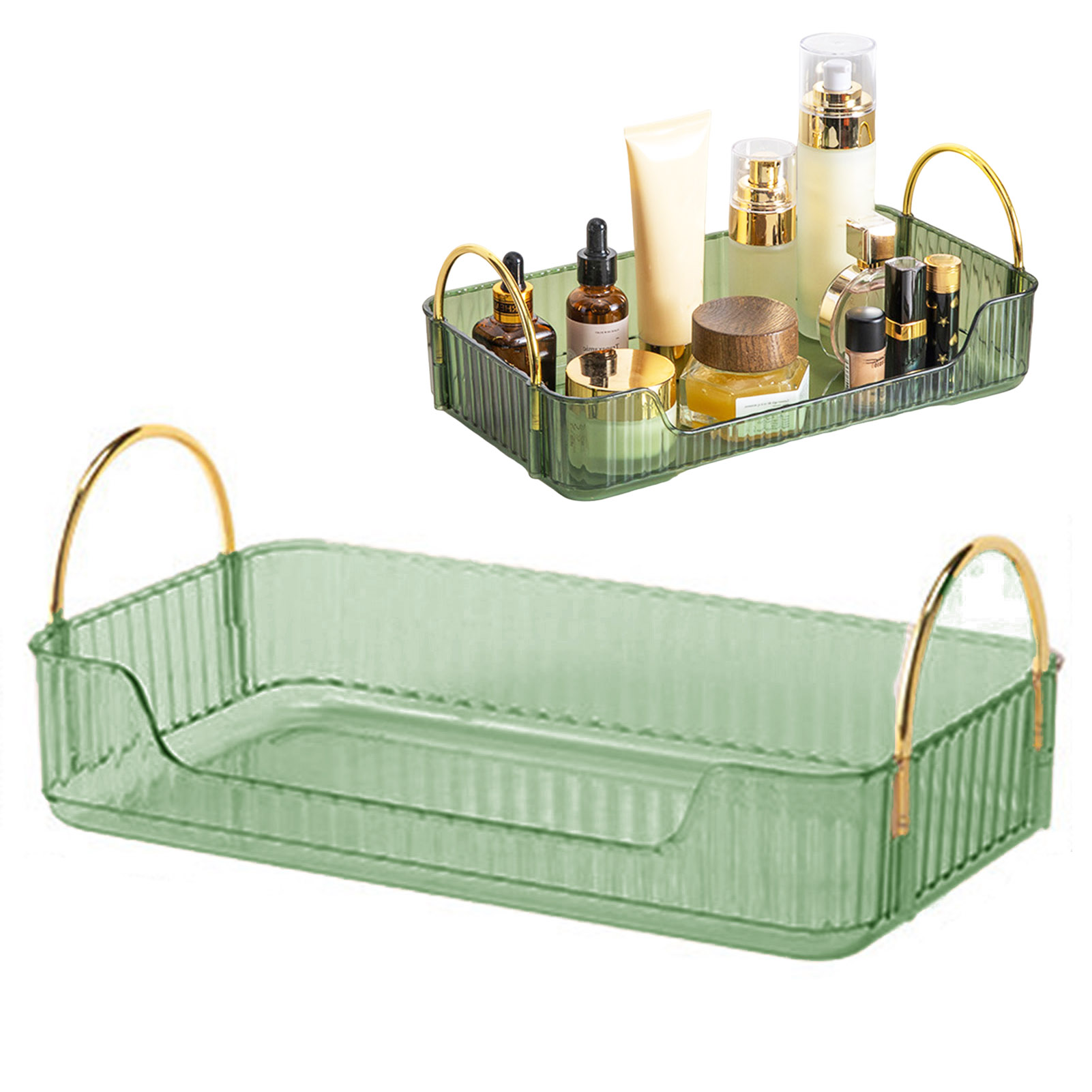Bathroom Organizer Rack Light  - Luxury Skincare Box ulasan dan harga