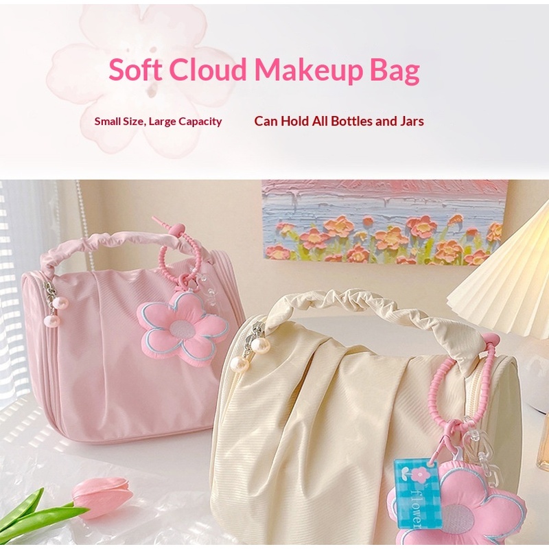Cloud Cosmetic Bag Portable Tr - Luxury High End Skincare ulasan dan harga