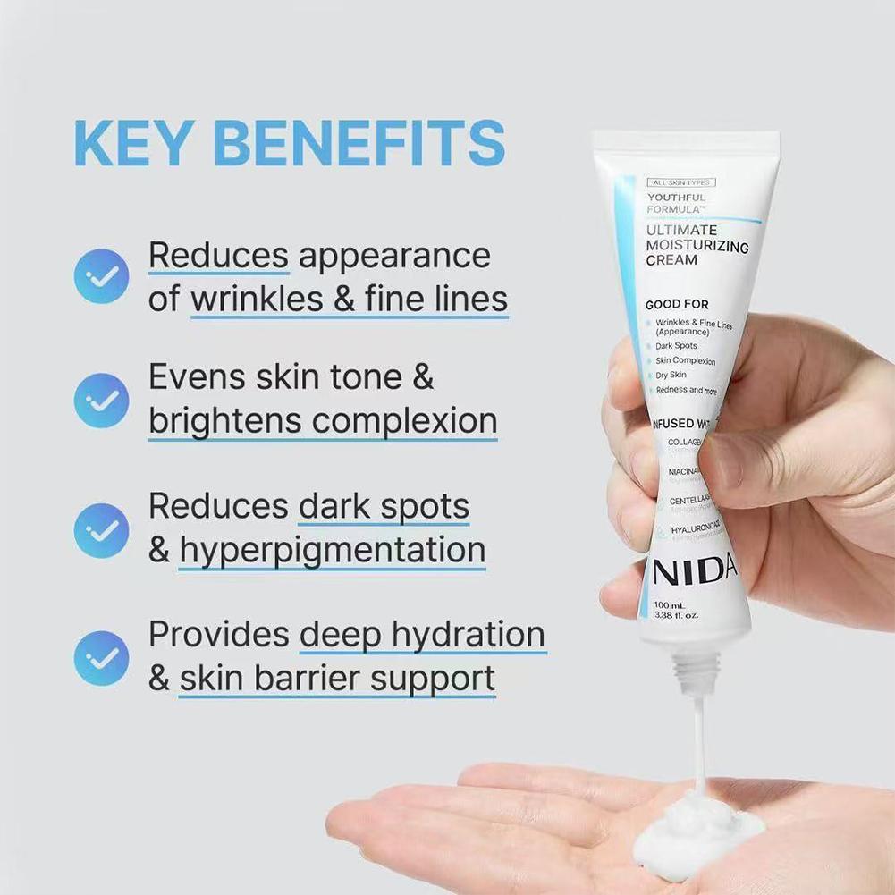 NIDA Moisturizing Face Cream C - Luxury Skincare Korea ulasan dan harga