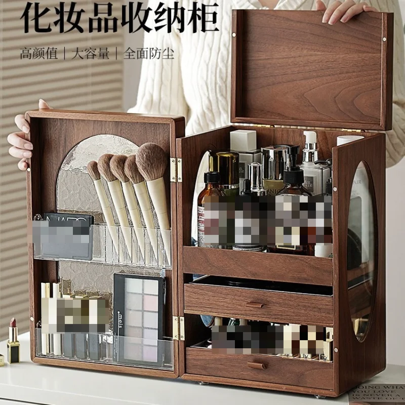 Cosmetics storage box Wooden d - Luxury High End Skincare ulasan dan harga