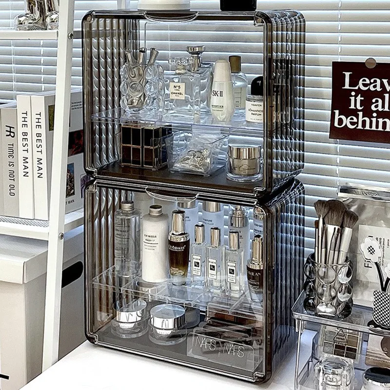 Light Luxury 2 Layers Acrylic  - Luxury Skincare Box ulasan dan harga