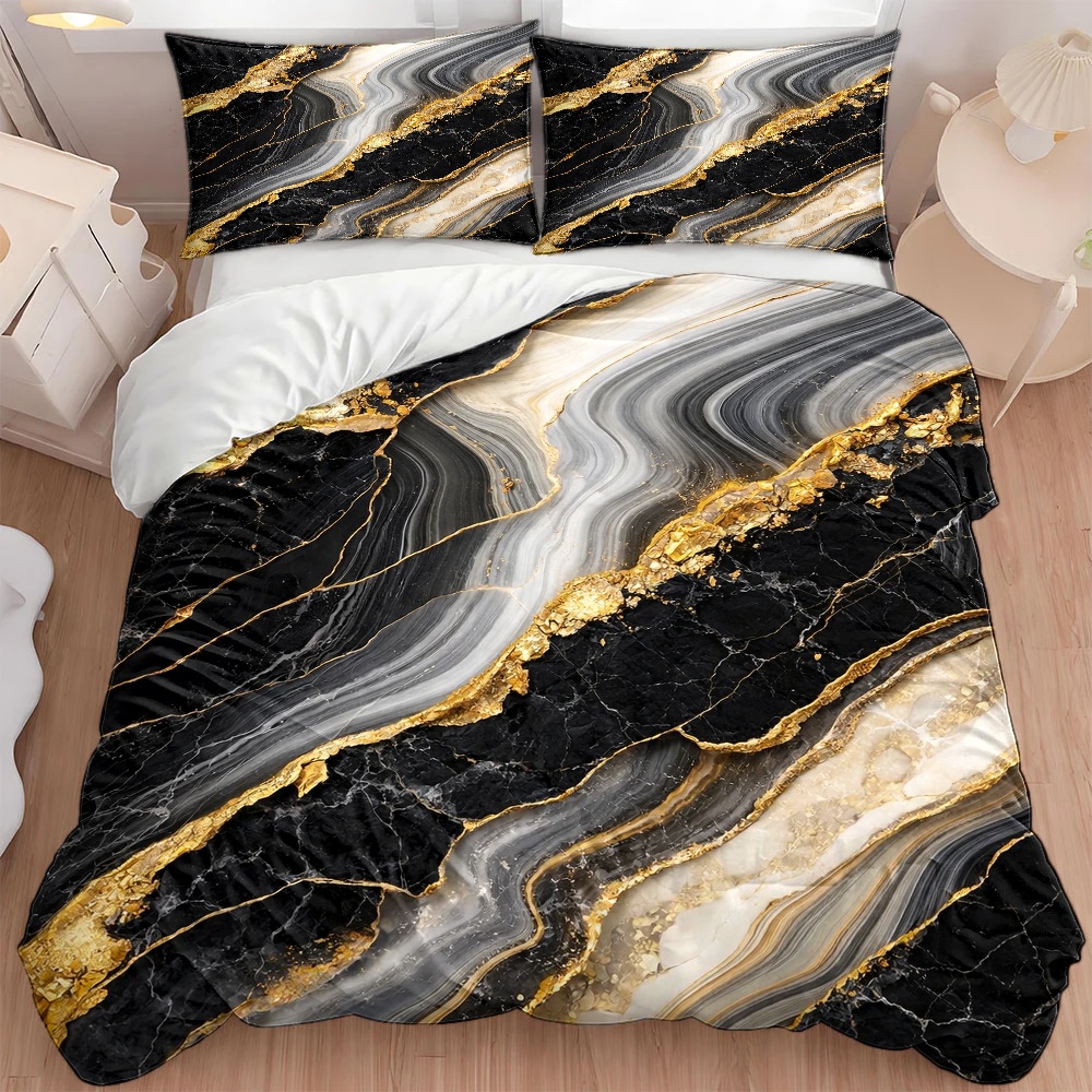 3Pc Luxurious Black Gold Marbl - Luxury High End Skincare ulasan dan harga