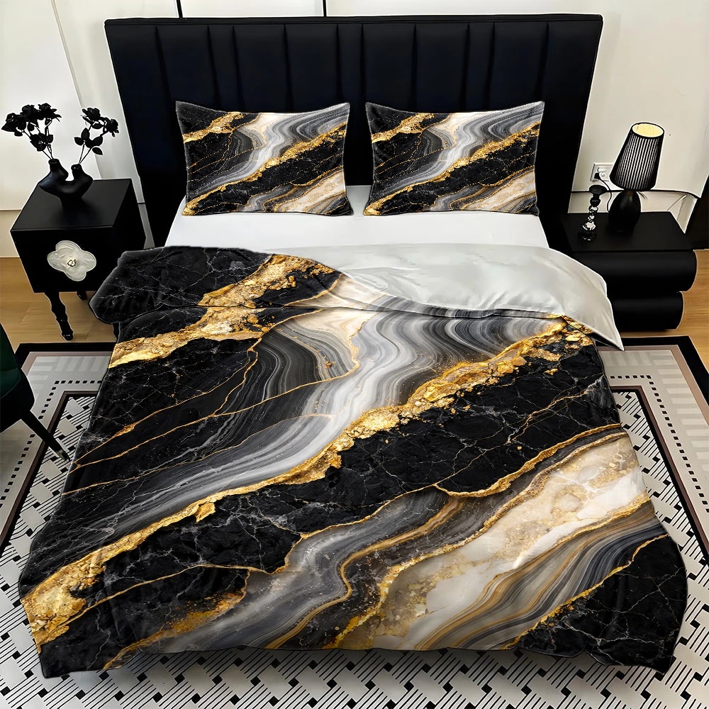 3Pc Luxurious Black Gold Marbl - Luxury High End Skincare ulasan dan harga