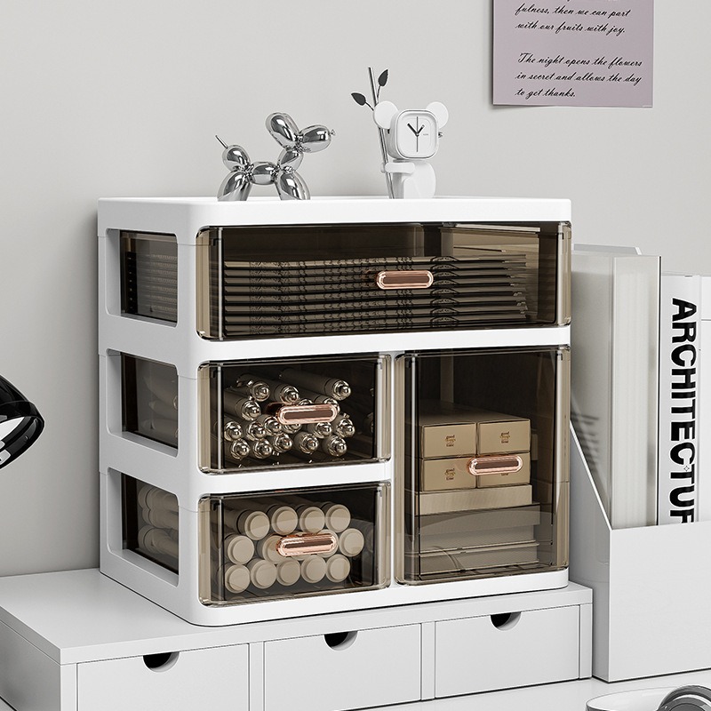 Desktop Cosmetics Storage Box, - Luxury High End Skincare ulasan dan harga