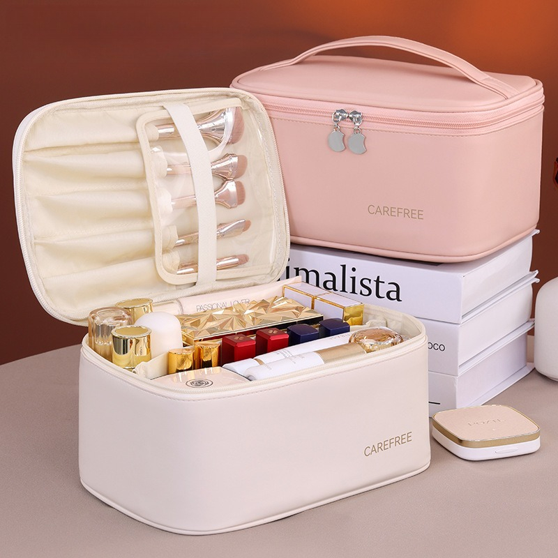 Luxury PU Makeup Bag for Women - Luxury Skincare Box ulasan dan harga