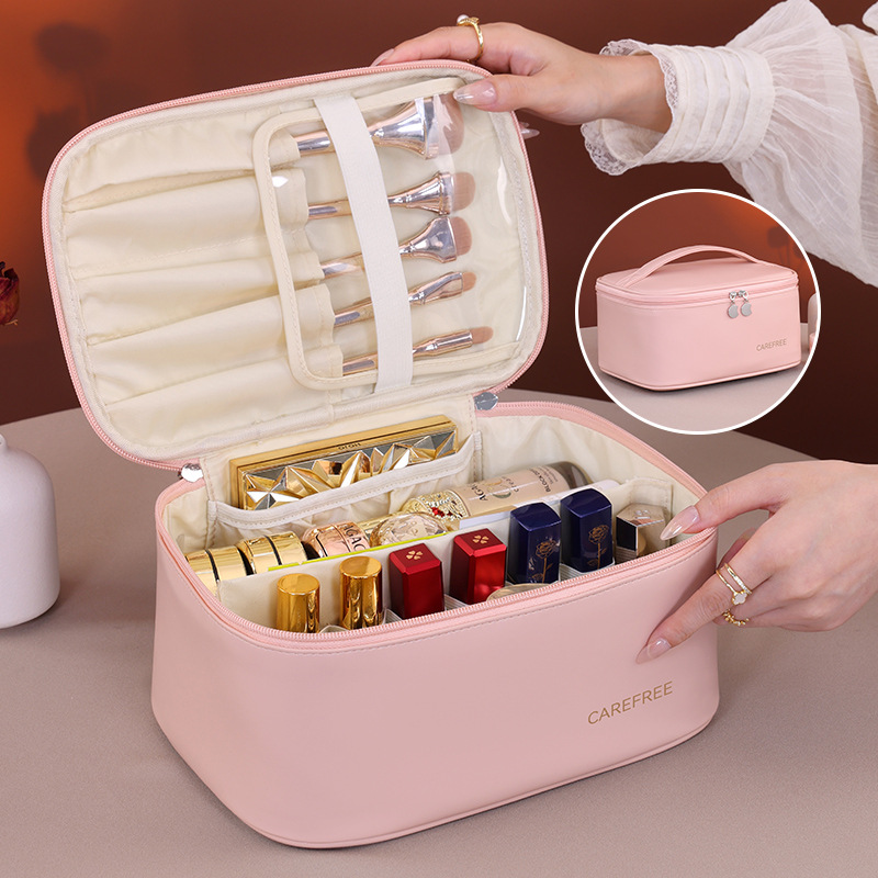 Luxury PU Makeup Bag for Women - Luxury Skincare Box ulasan dan harga