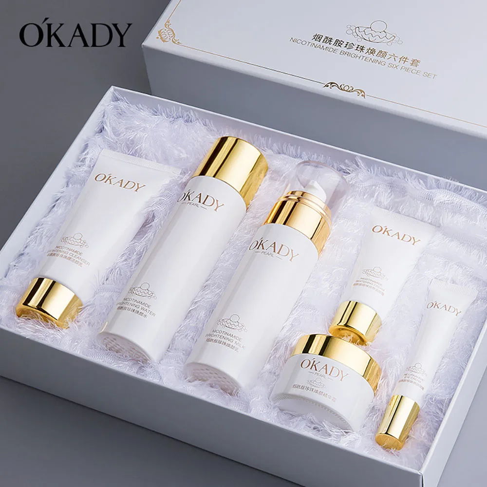 OKADY Niacinamide Pearl Face S - Luxury Skincare Kit ulasan dan harga