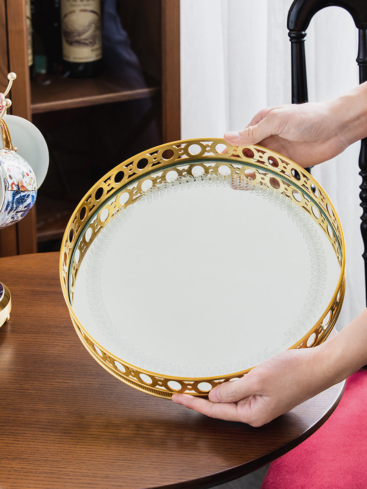 Light luxury mirror brass rota - Luxury High End Skincare ulasan dan harga