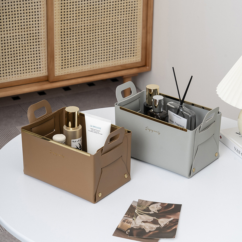 Light luxury leather storage b - Luxury Skincare Box ulasan dan harga