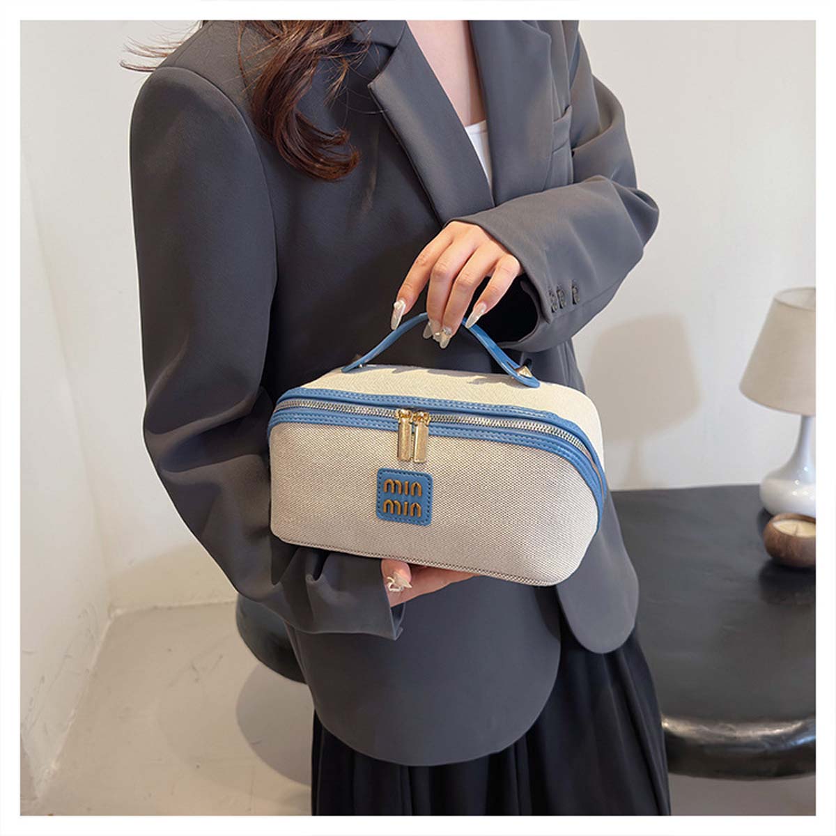Makeup bag - Retro light luxur - Luxury High End Skincare ulasan dan harga