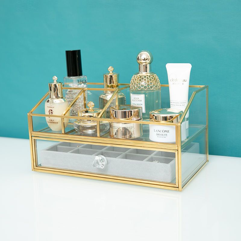 Nordic Light Luxury Glass Cosm - Luxury Skincare Box ulasan dan harga