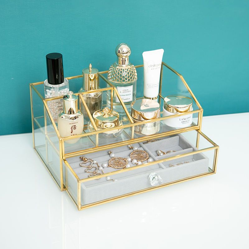 Nordic Light Luxury Glass Cosm - Luxury Skincare Box ulasan dan harga