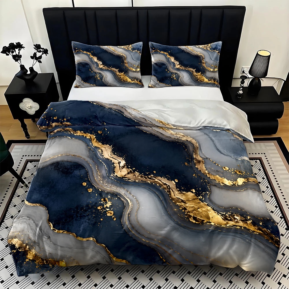 3Pc Light Luxury Blue Gold Mar - Luxury High End Skincare ulasan dan harga
