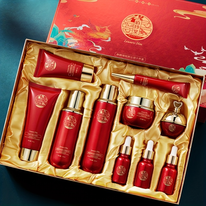 Qilin Jie Fu Yan Qin Run Ten-P - Luxury Skincare Kit ulasan dan harga
